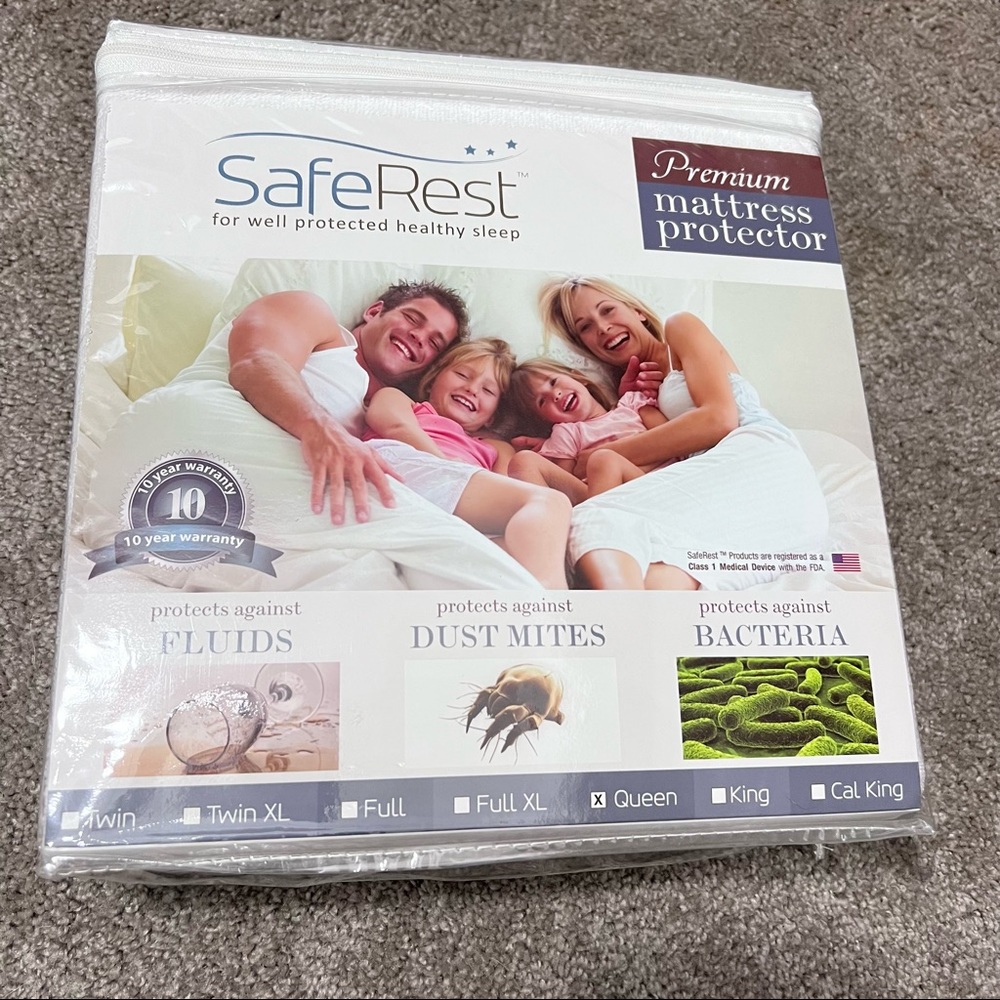 Safe Rest Mattress Protector Size Queen
